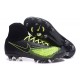 Botas de fútbol de hombre Magista Obra II FG Nike Negro Verde