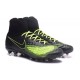 Botas de fútbol de hombre Magista Obra II FG Nike Negro Verde