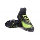 Botas de fútbol de hombre Magista Obra II FG Nike Negro Verde