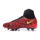 Botas de fútbol de hombre Magista Obra II FG Nike Rojo Amarillo