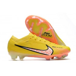 Nike Air Zoom Mercurial Vapor 15 Elite FG Amarillo strike Brillo de Atardecer Casi Uva