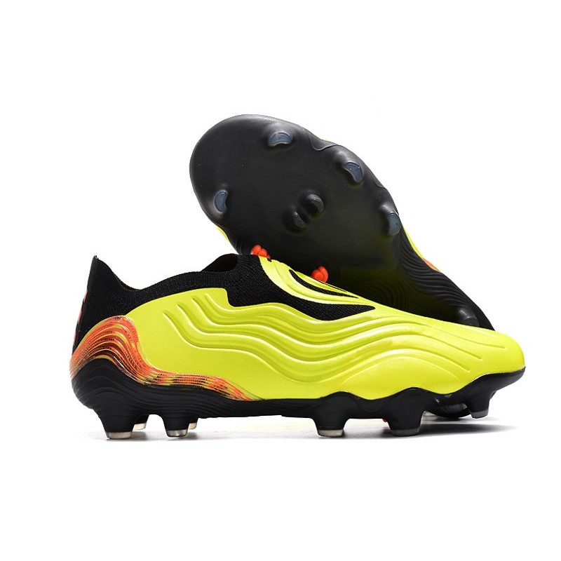 Bota adidas Copa Sense + FG Team Amarillo Solar Rojo Negro