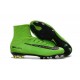 Bota Nuevas Nike Mercurial Superfly V ACC FG - Verde Negro