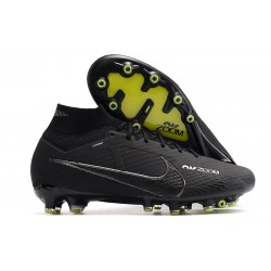 Nike Zoom Mercurial Superfly IX Elite AG Negro DK Gris Humo Voltio