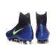 Nike Magista Obra 2 FG ACC 2017 Botas de Futbol Azul Oscuro Amarillo