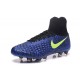 Nike Magista Obra 2 FG ACC 2017 Botas de Futbol Azul Oscuro Amarillo