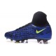 Nike Magista Obra 2 FG ACC 2017 Botas de Futbol Azul Oscuro Amarillo