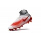 Nike Magista Obra 2 FG ACC 2017 Botas de Futbol Blanco Rojo