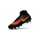 Nike Magista Obra 2 FG ACC 2017 Botas de Futbol Negro Naranja