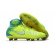 Nike Zapatillas de Futbol Nuevo Magista Obra II FG Amarillo Azul