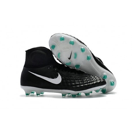Nike Zapatillas de Futbol Nuevo Magista Obra II FG Negro Blanco 