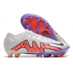 Nike Zoom Mercurial Vapor 15 Elite AG Blanco Negro Leche De Coco