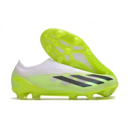 Adidas X Crazyfast.1 LL FG Blanco Negro Limón Lúcido