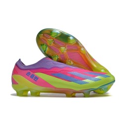 Adidas X Crazyfast.1 LL FG Korean Nights Son - Limón Lúcido Azul Rosa
