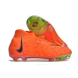 Bota de Futbol Nike Phantom Luna Elite FG Guava Hielo Negro Total Naranja