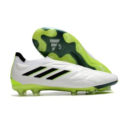 adidas Copa Pure+ FG Blanco Negro Limón Lúcido