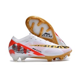 Botas Nike Zoom Mercurial Vapor 15 Elite FG Bianco Rojo Oro