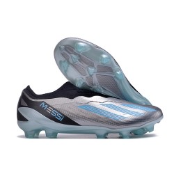 Adidas X Crazyfast.1 LL FG Plateado Met Azul Felicidad Negro