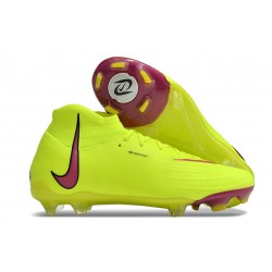 Bota de Futbol Nike Phantom Luna Elite FG Amarillo Rojo