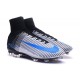 Bota Nuevas Nike Mercurial Superfly V ACC FG - Blanco Azul