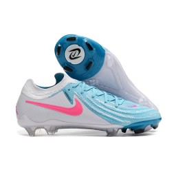 Nike Phantom Luna 2 Elite L FG Azul Blanco Rosa