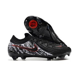 Nike Phantom Luna 2 Elite L FG Negro Blanco Rojo