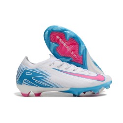 Nike Air Zoom Mercurial Vapor XVI Elite FG Blanco Azul Rosa