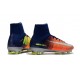 Botines Futbol Nike Mercurial Superfly V FG 2017 - Azul Royal Cromo Carmesi