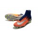 Botines Futbol Nike Mercurial Superfly V FG 2017 - Azul Royal Cromo Carmesi