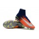 Botines Futbol Nike Mercurial Superfly V FG 2017 - Azul Royal Cromo Carmesi