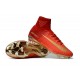 Botines Futbol Nike Mercurial Superfly V CR7 FG 2017 Rojo Oro