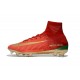 Botines Futbol Nike Mercurial Superfly V CR7 FG 2017 Rojo Oro