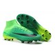 Nike Mercurial Superfly 5 FG Zapatos de Fútbol Verde Negro