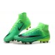 Nike Mercurial Superfly 5 FG Zapatos de Fútbol Verde Negro