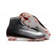 Nike Mercurial Superfly 5 FG Zapatos de Fútbol Negro Gris Blanco