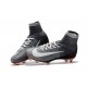Nike Mercurial Superfly 5 FG Zapatos de Fútbol Negro Gris Blanco