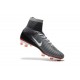 Nike Mercurial Superfly 5 FG Zapatos de Fútbol Negro Gris Blanco