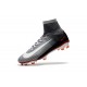 Nike Mercurial Superfly 5 FG Zapatos de Fútbol Negro Gris Blanco
