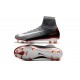 Nike Mercurial Superfly 5 FG Zapatos de Fútbol Negro Gris Blanco