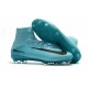 Nike Mercurial Superfly 5 FG Zapatos de Fútbol Azul Negro
