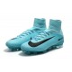 Nike Mercurial Superfly 5 FG Zapatos de Fútbol Azul Negro