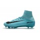 Nike Mercurial Superfly 5 FG Zapatos de Fútbol Azul Negro