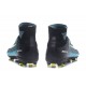 Nike Mercurial Superfly 5 FG Zapatos de Fútbol Azul Negro Blanco