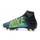 Nike Mercurial Superfly 5 FG Zapatos de Fútbol Azul Negro Blanco