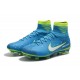 Neymar Nike Mercurial Superfly 5 FG Zapatos de Fútbol Azul Blanco