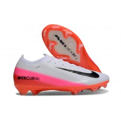 Botas de Futbol Nike Mercurial Vapor 16 Elite FG Blanco Negro Rojo