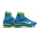 Neymar Nike Mercurial Superfly 5 FG Zapatos de Fútbol Azul Blanco