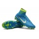 Neymar Nike Mercurial Superfly 5 FG Zapatos de Fútbol Azul Blanco