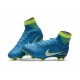 Neymar Nike Mercurial Superfly 5 FG Zapatos de Fútbol Azul Blanco