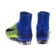 Bota Nuevas Nike Mercurial Superfly V ACC FG - Verde Azul Negro